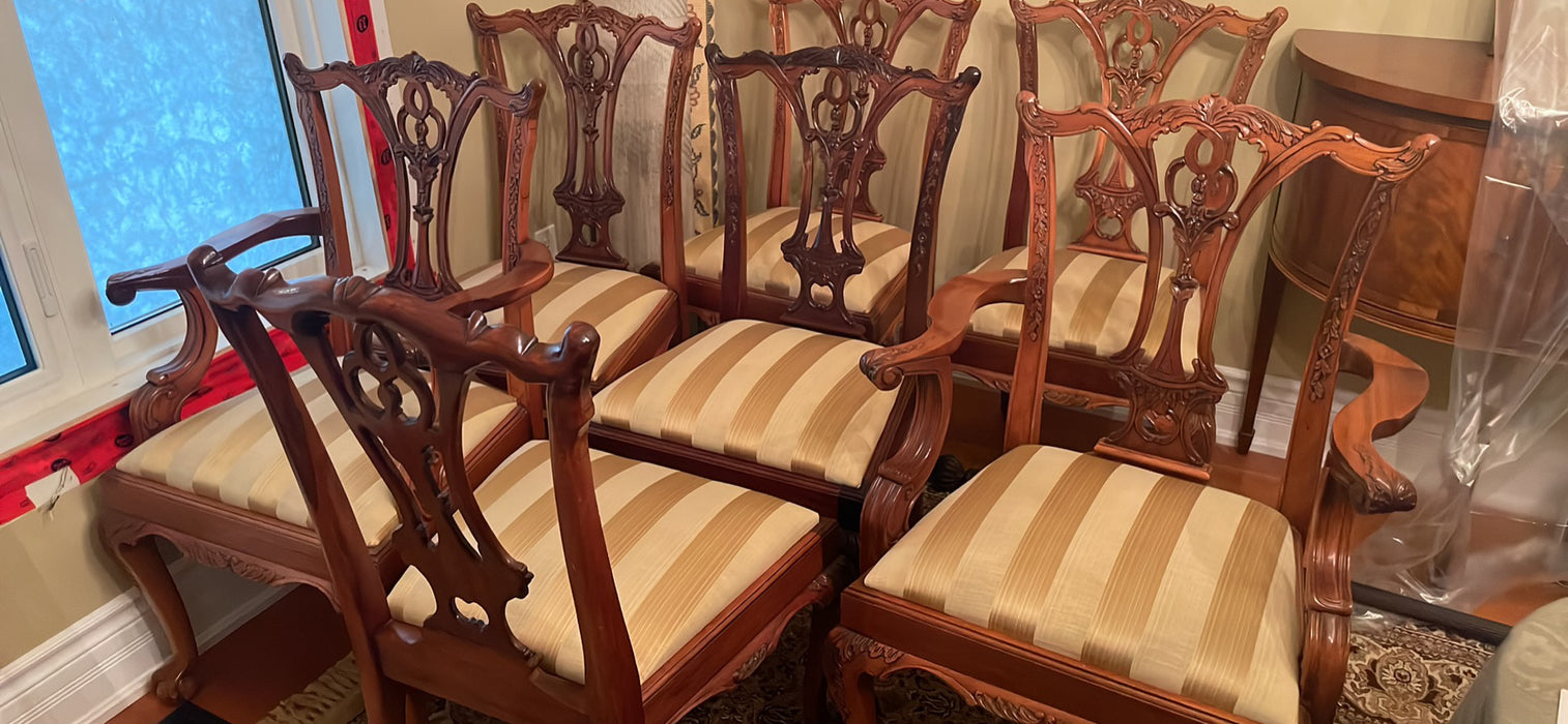 Charming Chippendale Dining Chairs