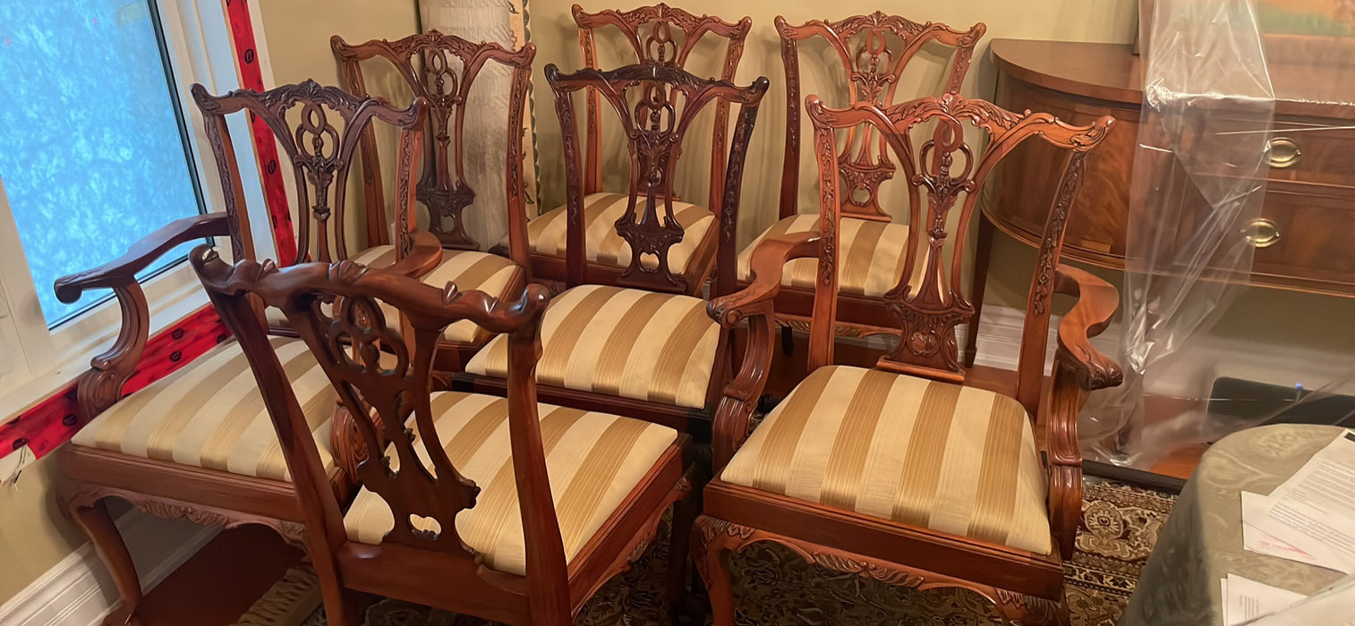 Charming Chippendale Dining Chairs