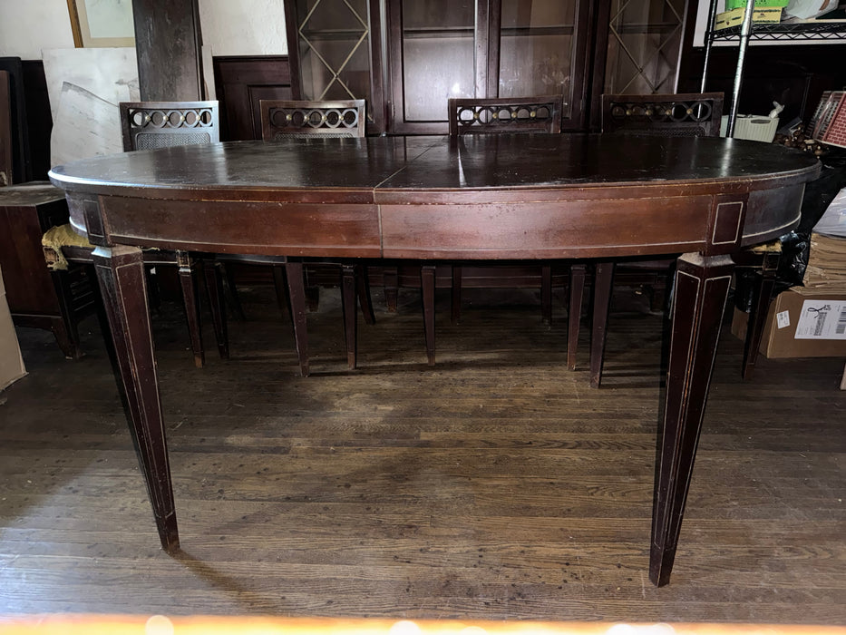 Oak Extendable Dining Set