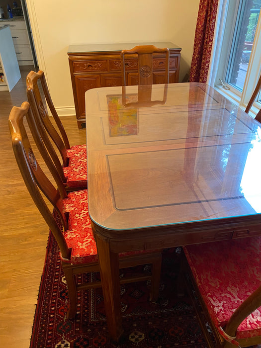 Chinese Rosewood Dining Set