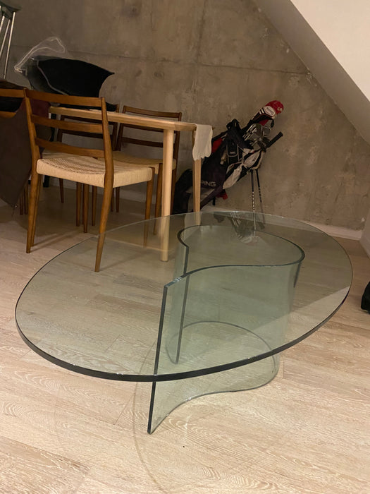 Fiam Italy Curved Coffee Table